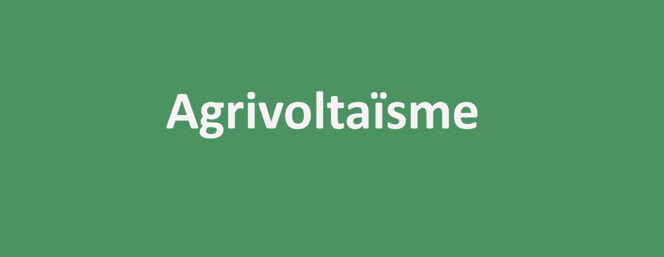 Agrivoltaïsme