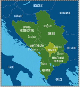 Carte des Balkans -Agridées-JC.Guérin