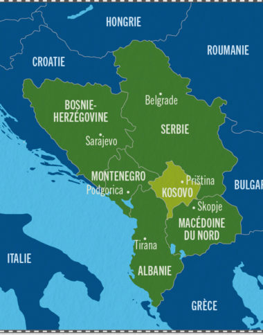 Carte des Balkans -Agridées-JC.Guérin